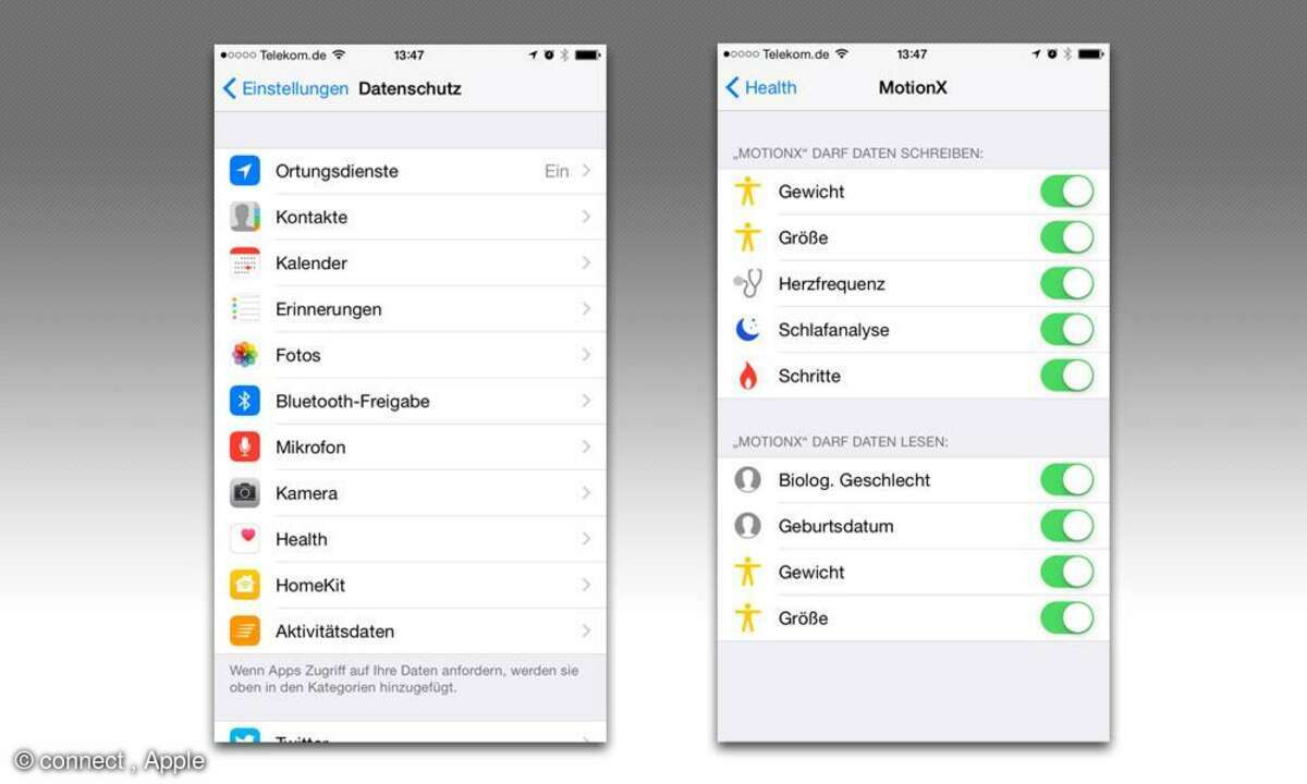 iOS 8 Einstellungen Tipps