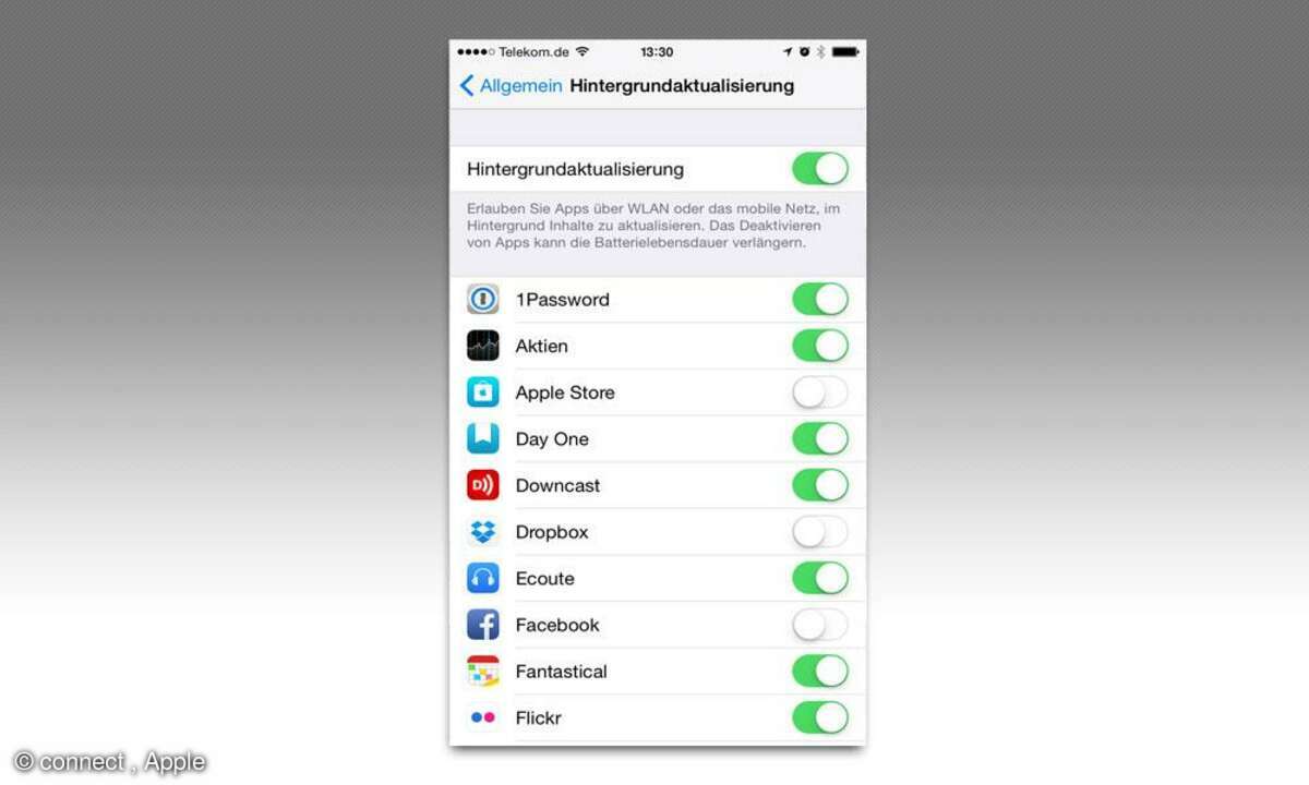 iOS 8 Einstellungen Tipps