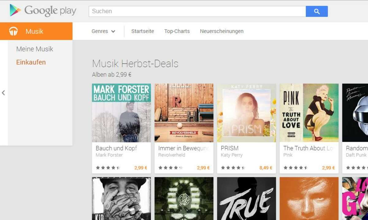 Google Play Angebote