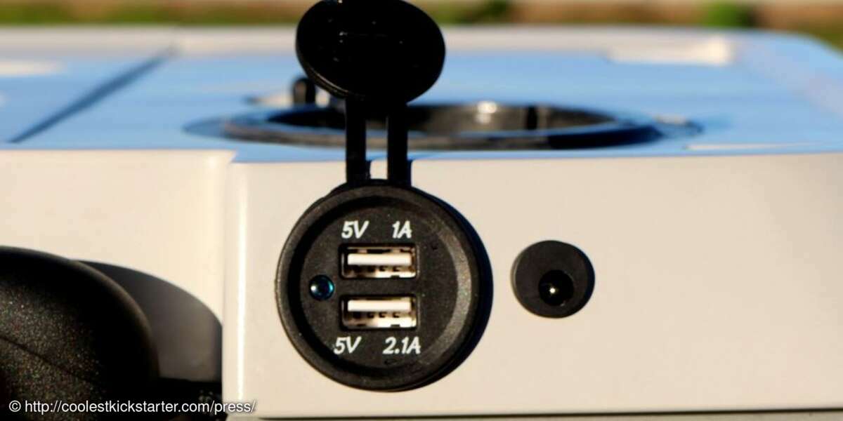 Coolest Cooler USB-Anschlüsse