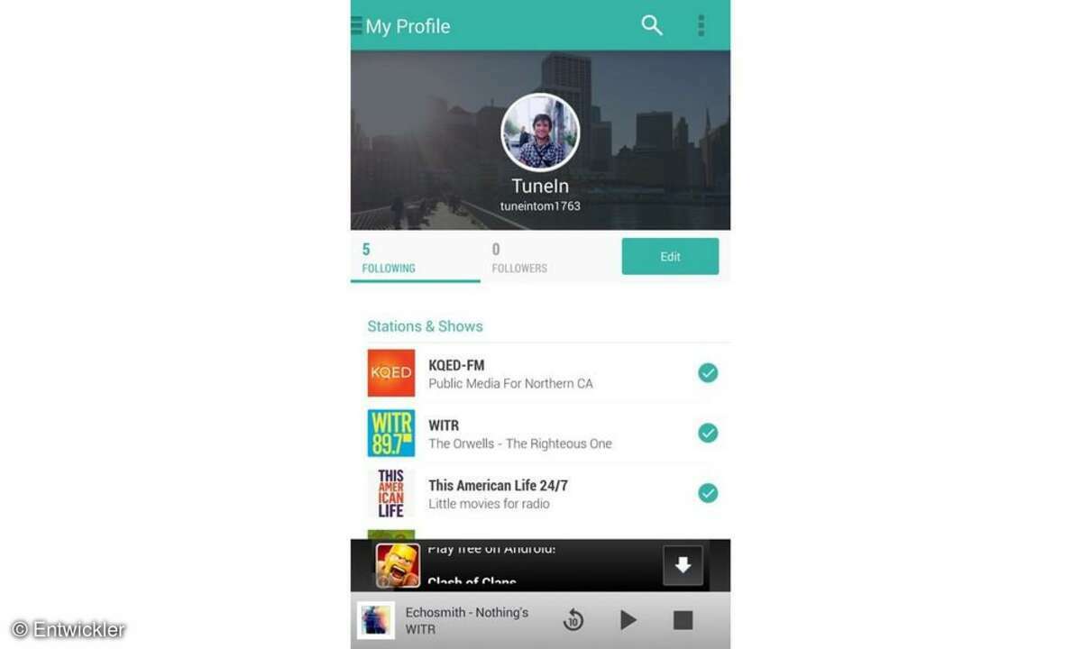 TuneIn Radion