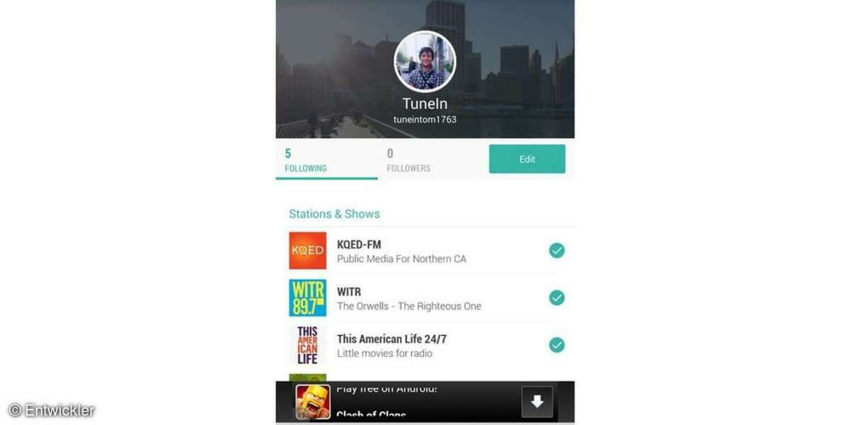 TuneIn Radion