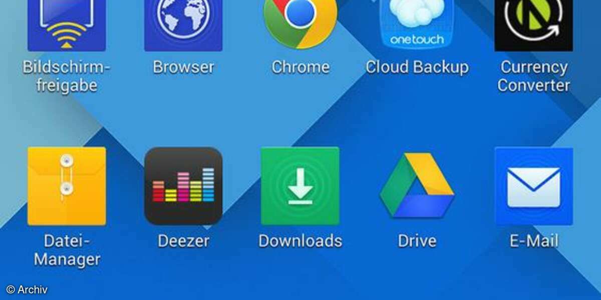 App-Drawer, Alcatel One Touch Hero
