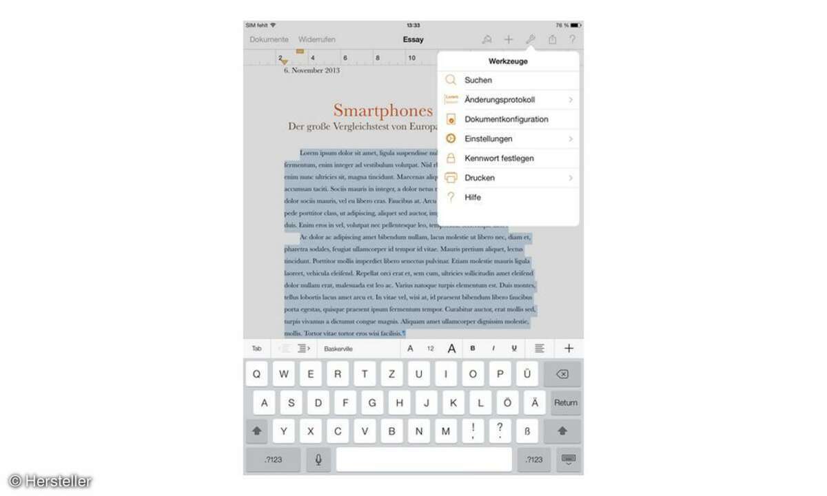 Apple iPad Air Pages