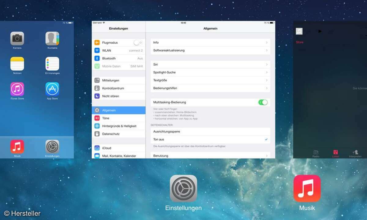 Apple iPad Air Multitasking