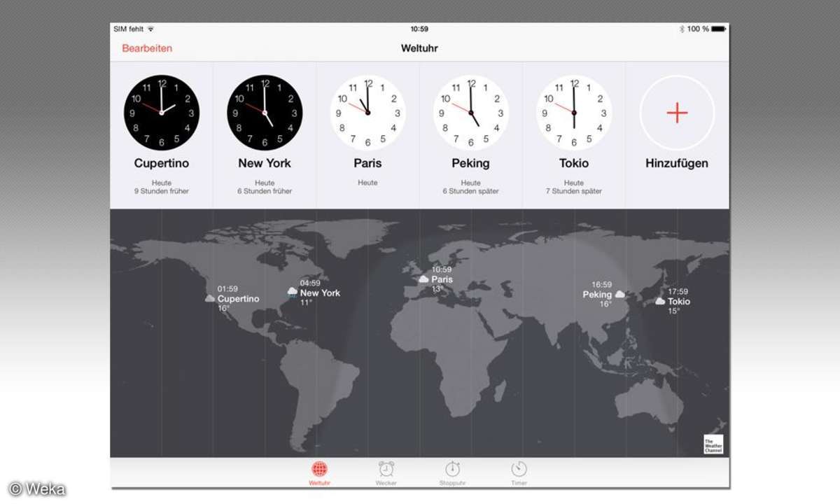 iPad Air 2 - Uhr