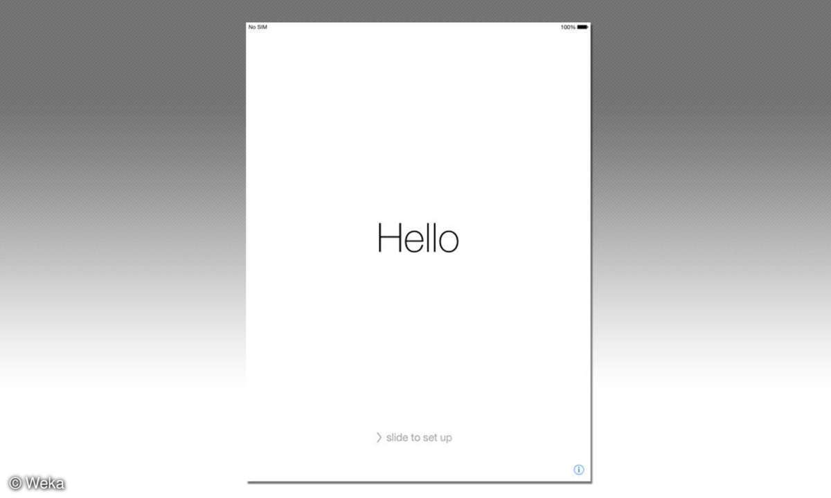 iPad Air 2 - Start