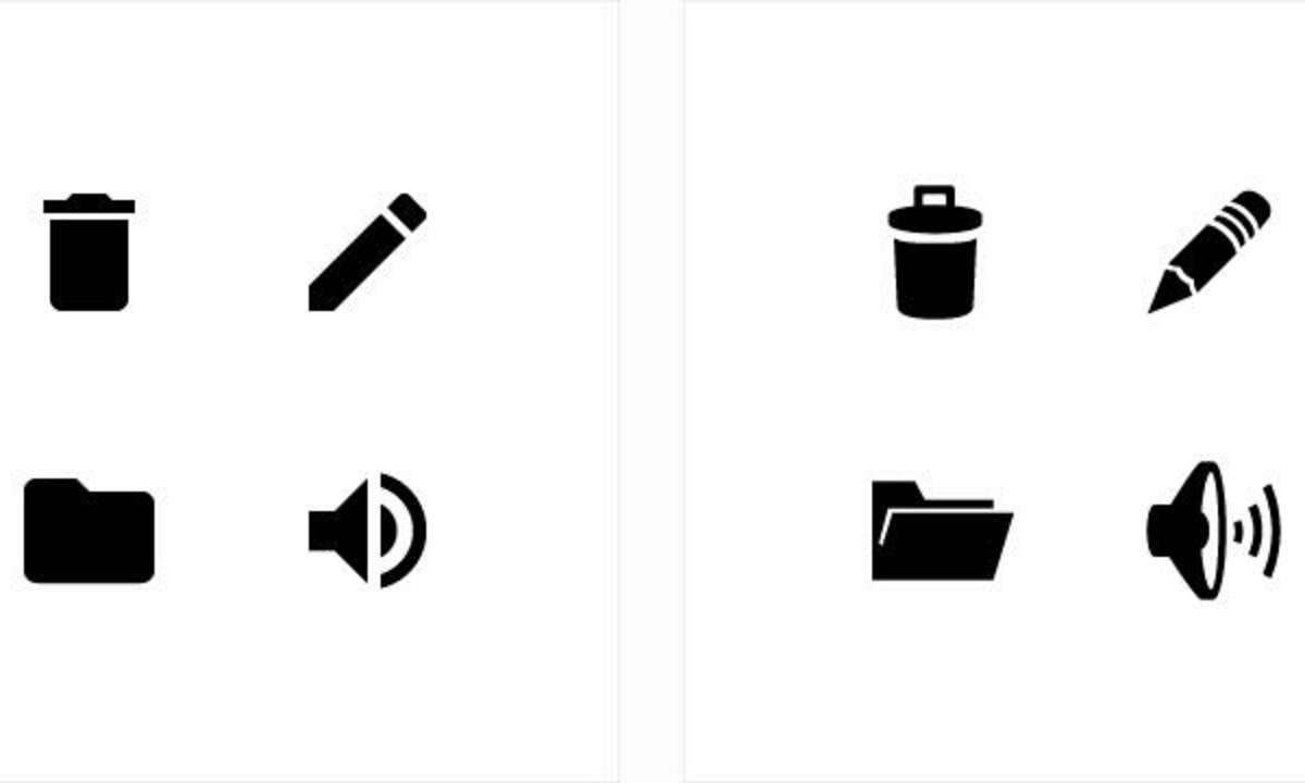 android L neue Icons