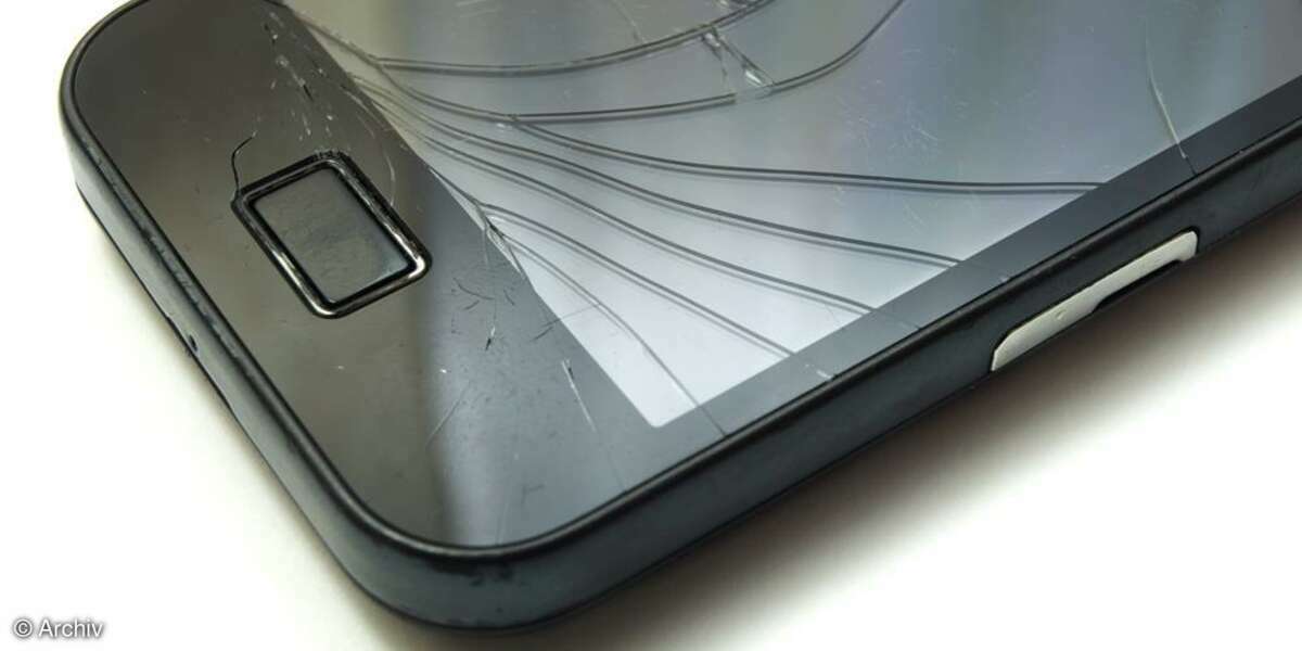 Smartphone Display defekt