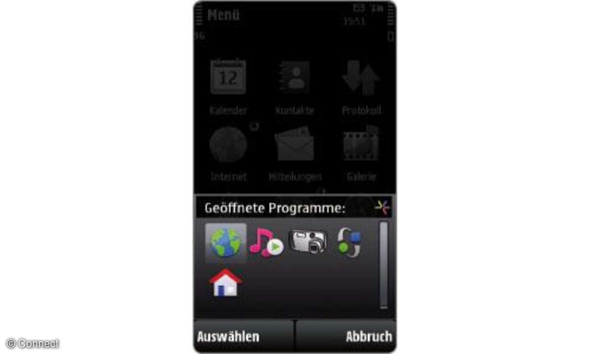 Nokia X6 Multitasking