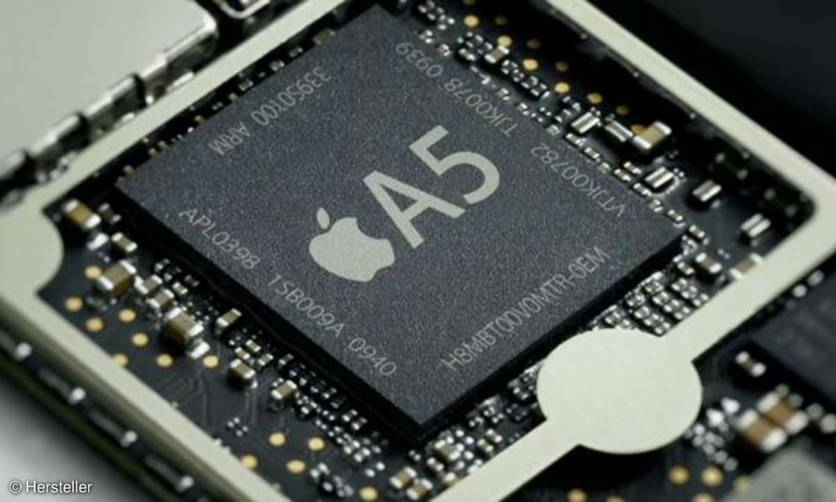 Der A5 aus dem iPad 2 werkelt auch im neuen IPhone 4S