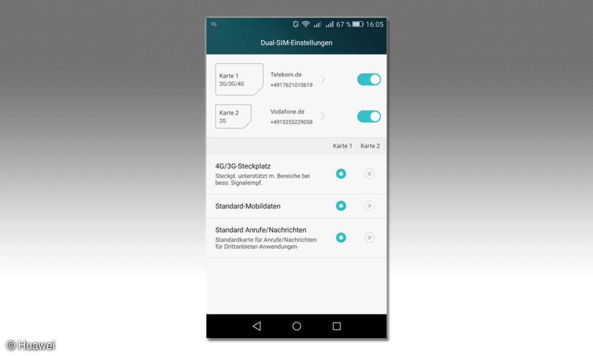Huawei p8 lite screenshot