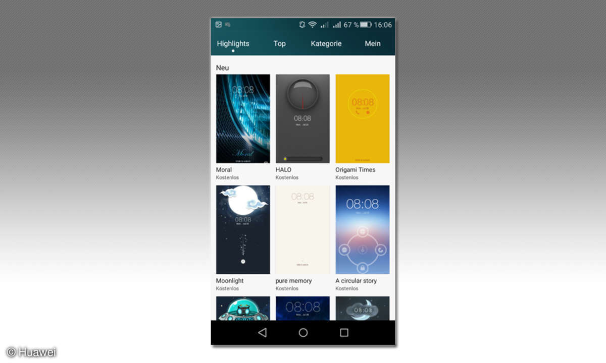 Huawei p8 lite screenshot