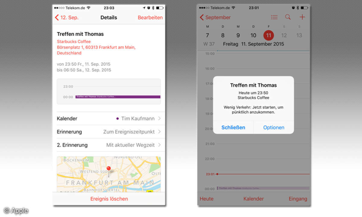 Apple iOS 9 - Screenshot