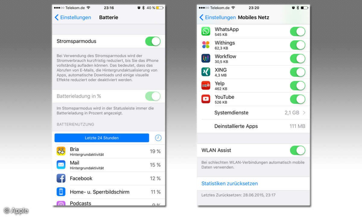 Apple iOS 9 - Screenshot
