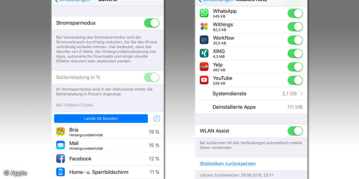 Apple iOS 9 - Screenshot