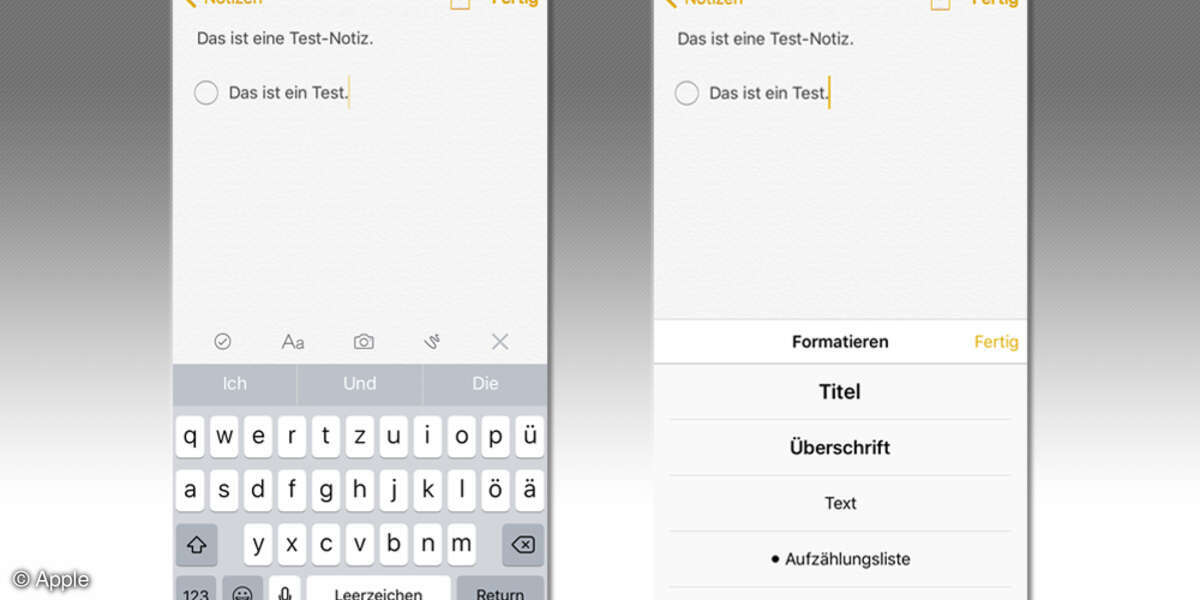Apple iOS 9 - Screenshot