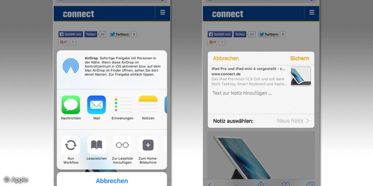 Apple iOS 9 - Screenshot
