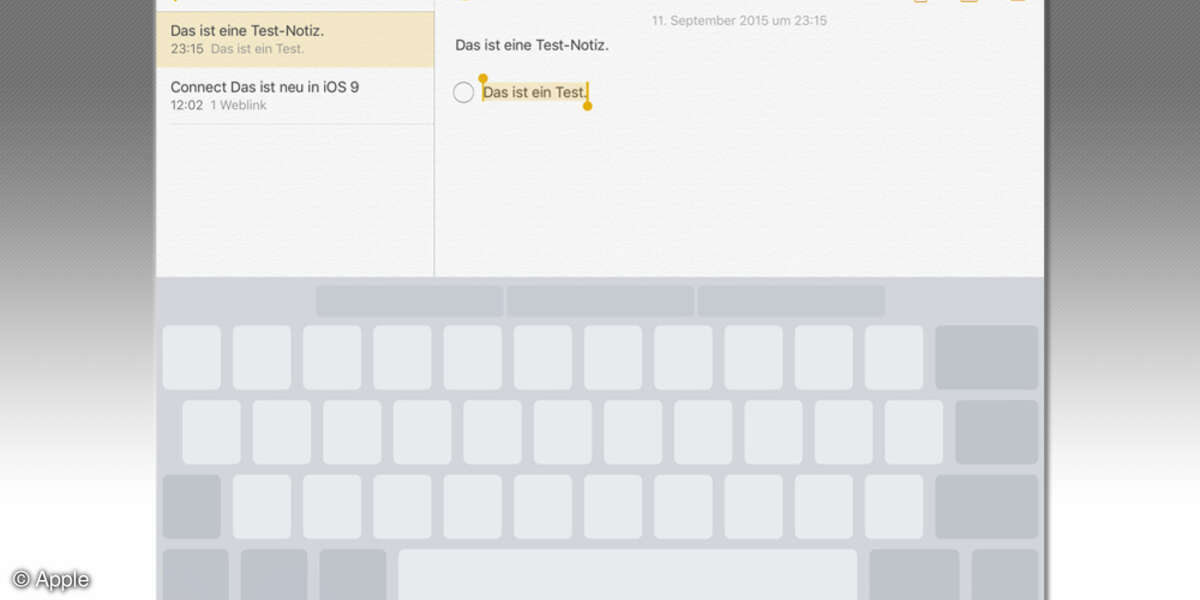 Apple iOS 9 - Screenshot