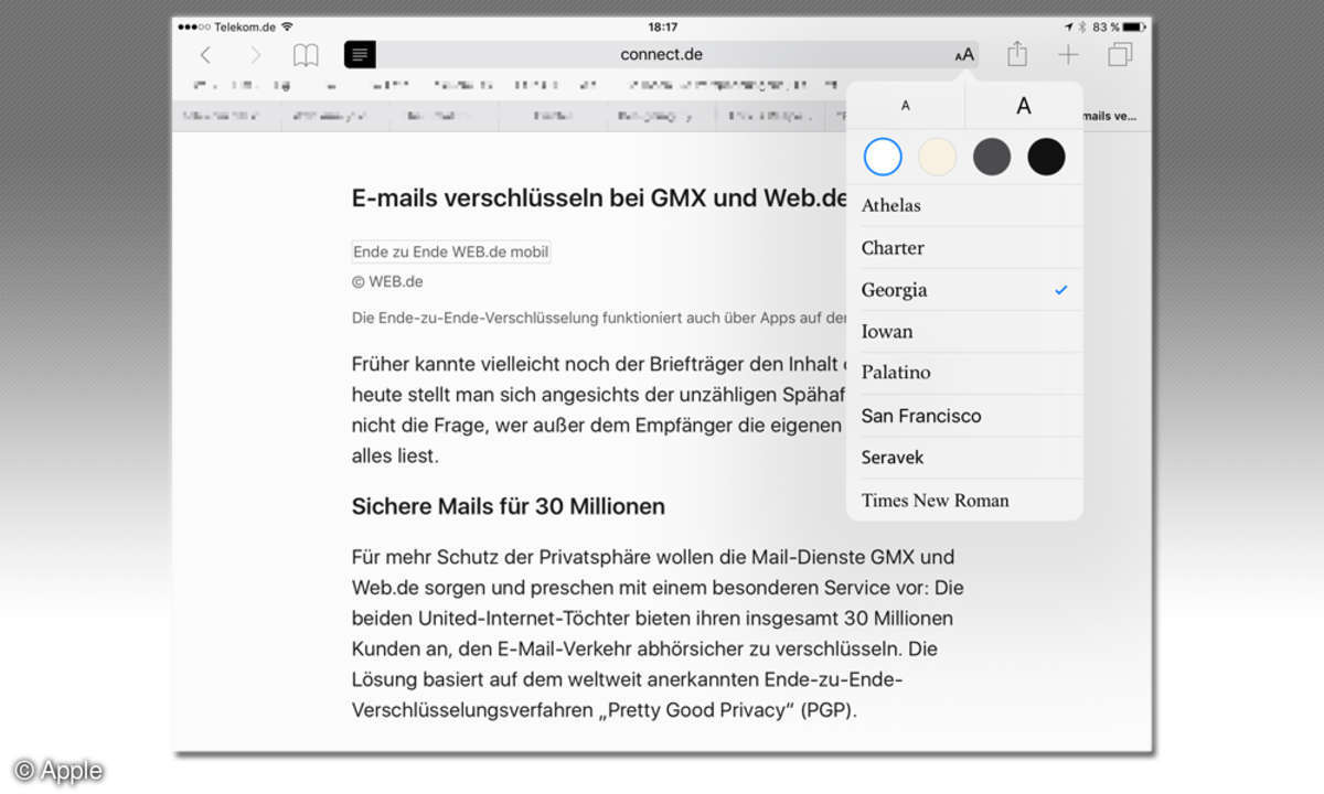 Apple iOS 9 - Screenshot
