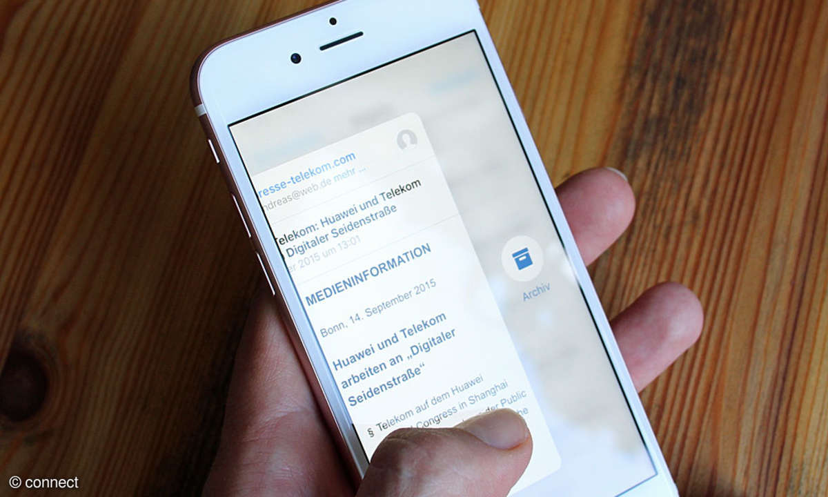 iPhone 6s 3D Touch