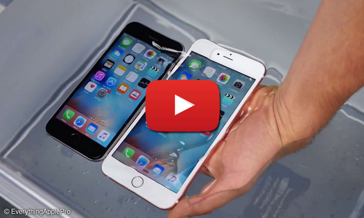 iPhone-Wassertest