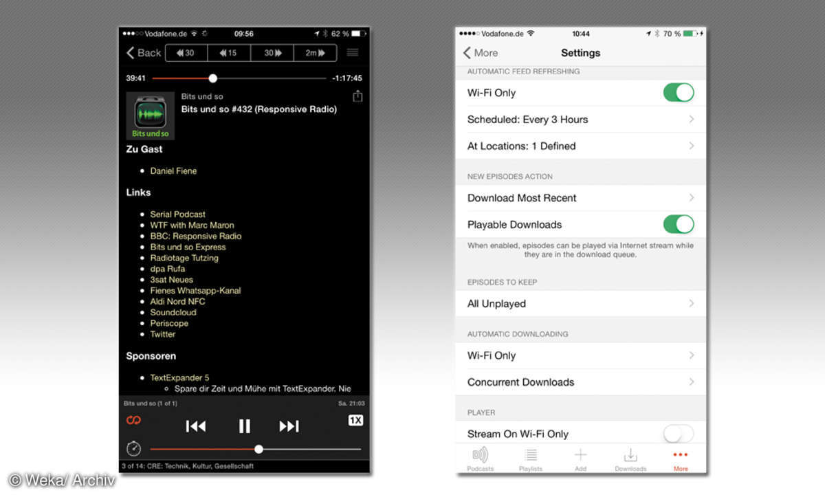 Downcast-App