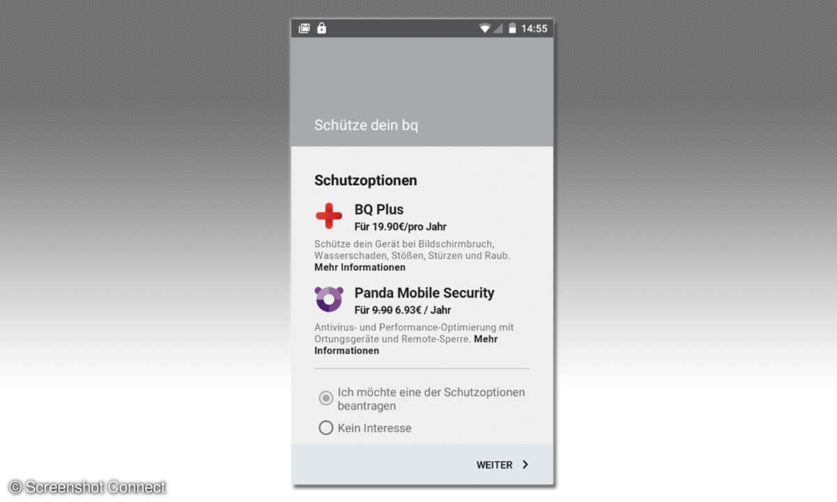 BQ Aquaris Telefon-Versicherung