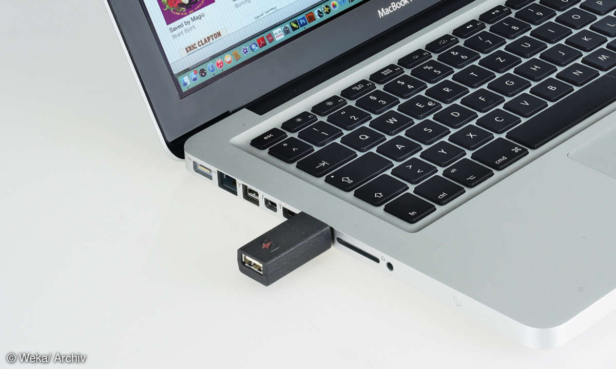Audioquest Jitterbug und Laptop