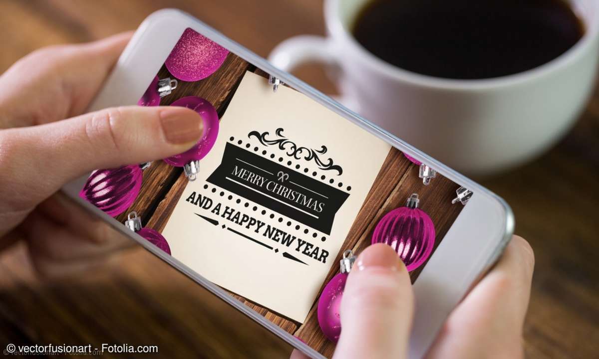 Weihnachten Smartphone Apps (Symbolbild)