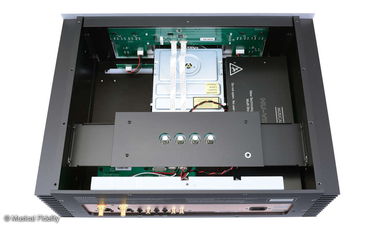 CD Player - Musical Fidelity Nu-Vista von innen