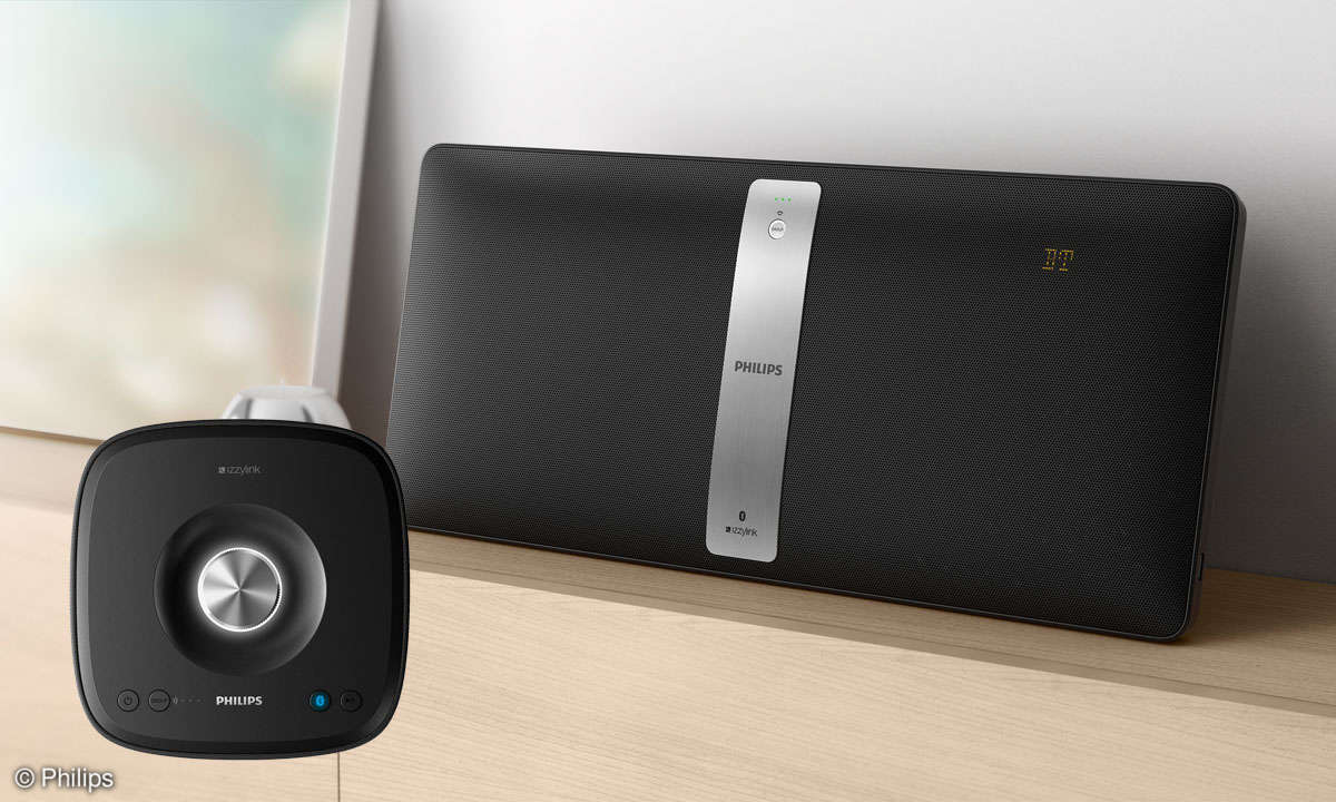 Philips Izzy CD Laufwerk und Lautstärkeregler
