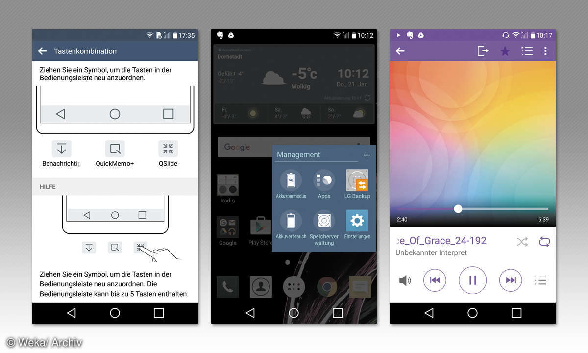 Screenshots LG Class