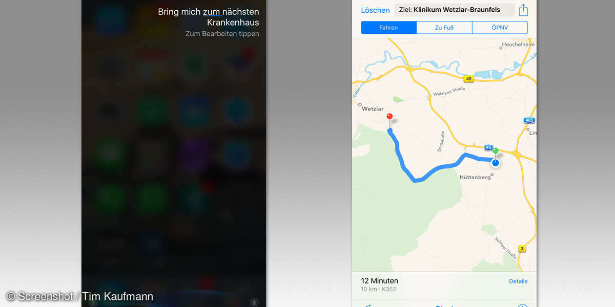 Siri-Funktionen
