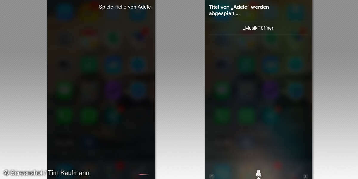 Siri-Funktionen