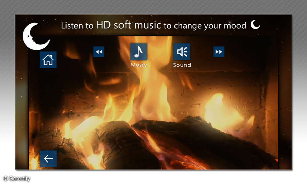 Calm Fireplace TV