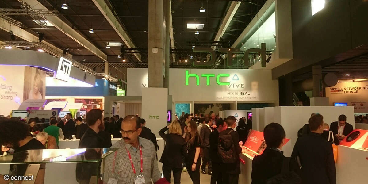 MWC 2016: HTC Stand