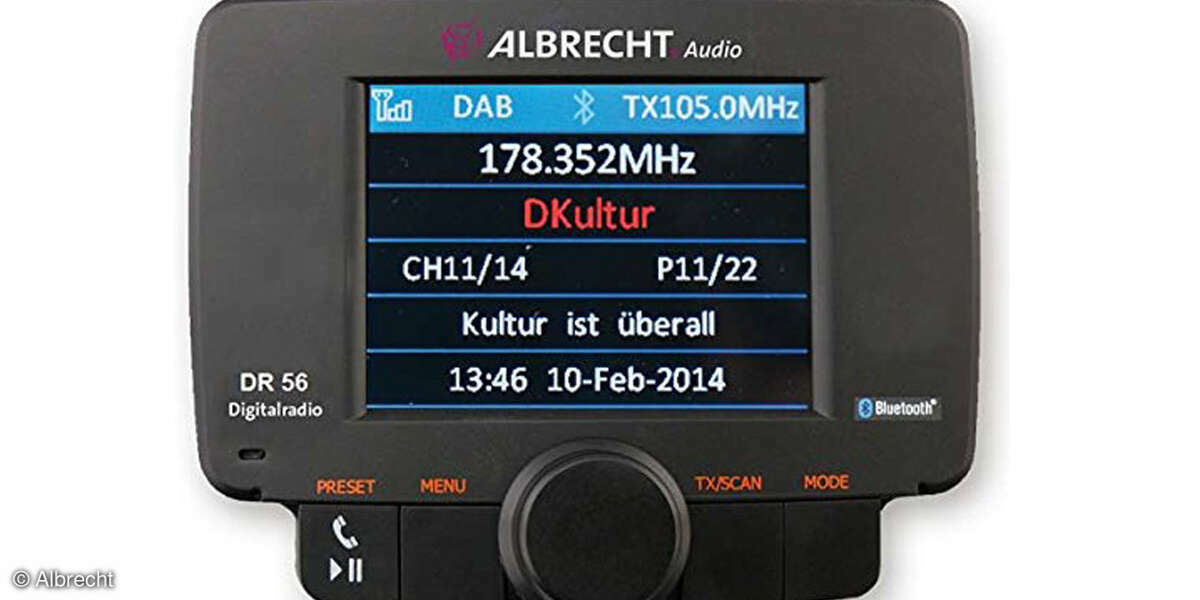 Albrecht DR56 Autoradio Adapter
