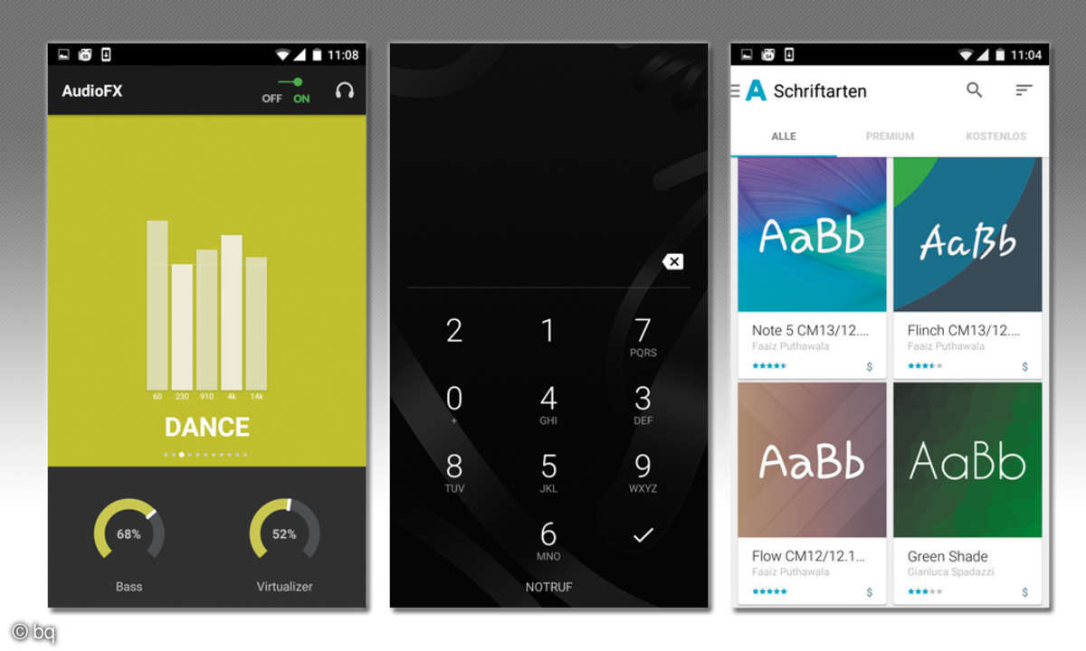 BQ Aquaris X5 Funktionen