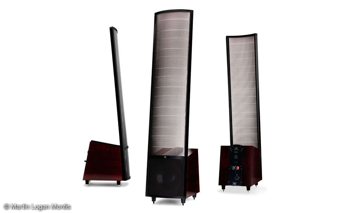Martin Logan Montis gebogene Form