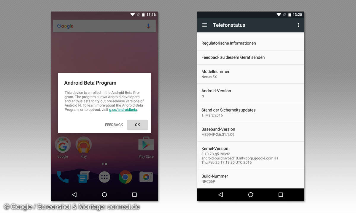 Android N Beta testen