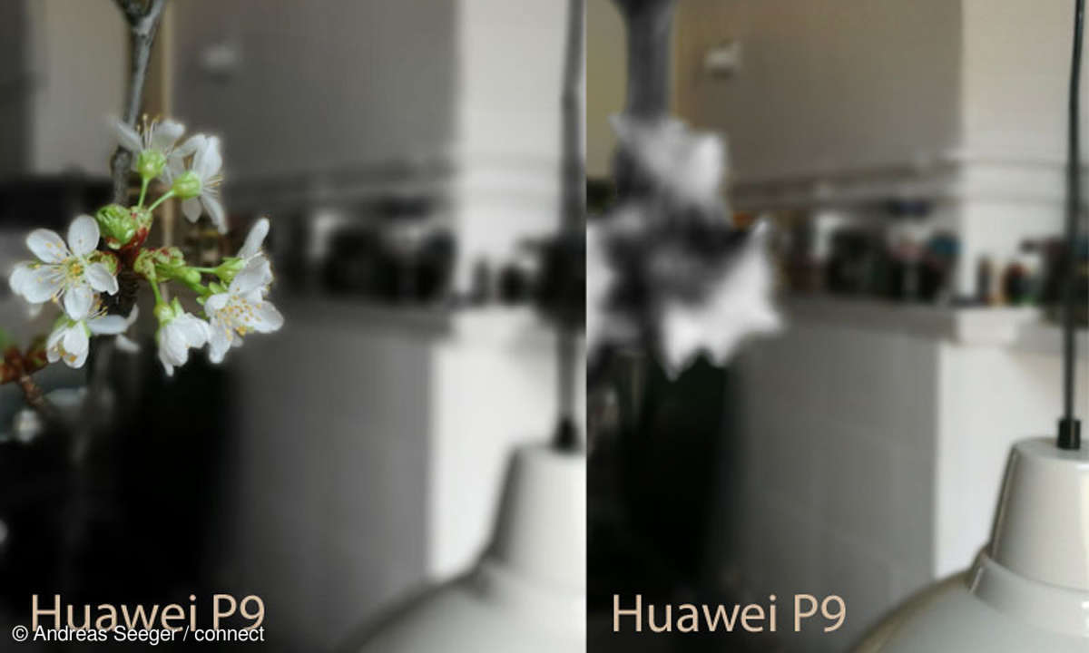 Huawei P9 Schärfeeinstellung