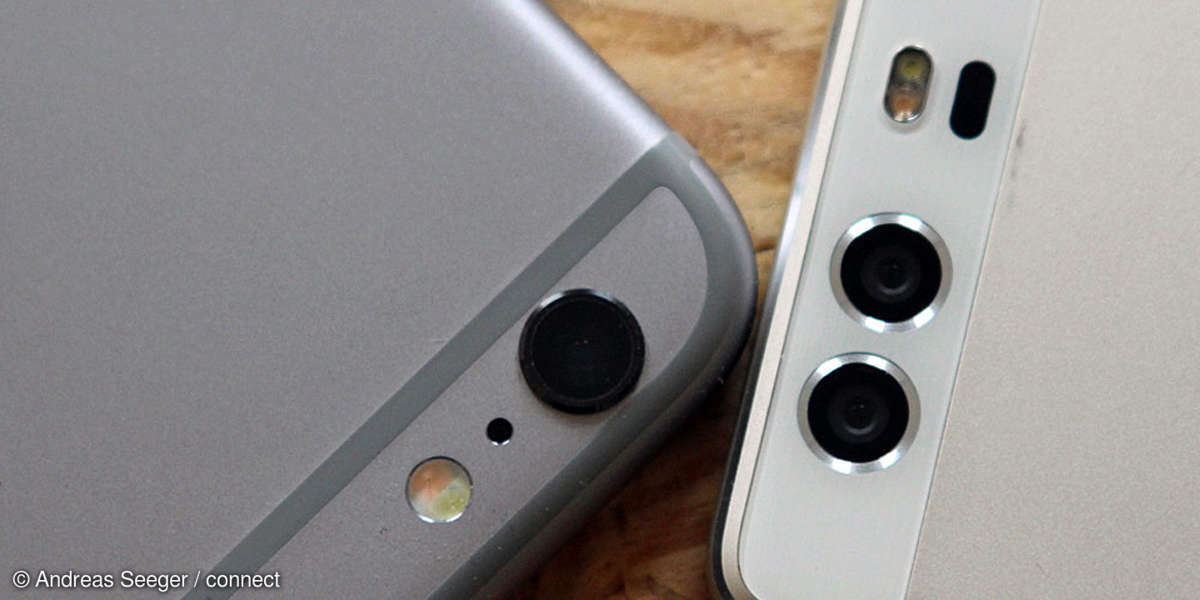 Huawei P9 und iPhone 6s Plus Kamera