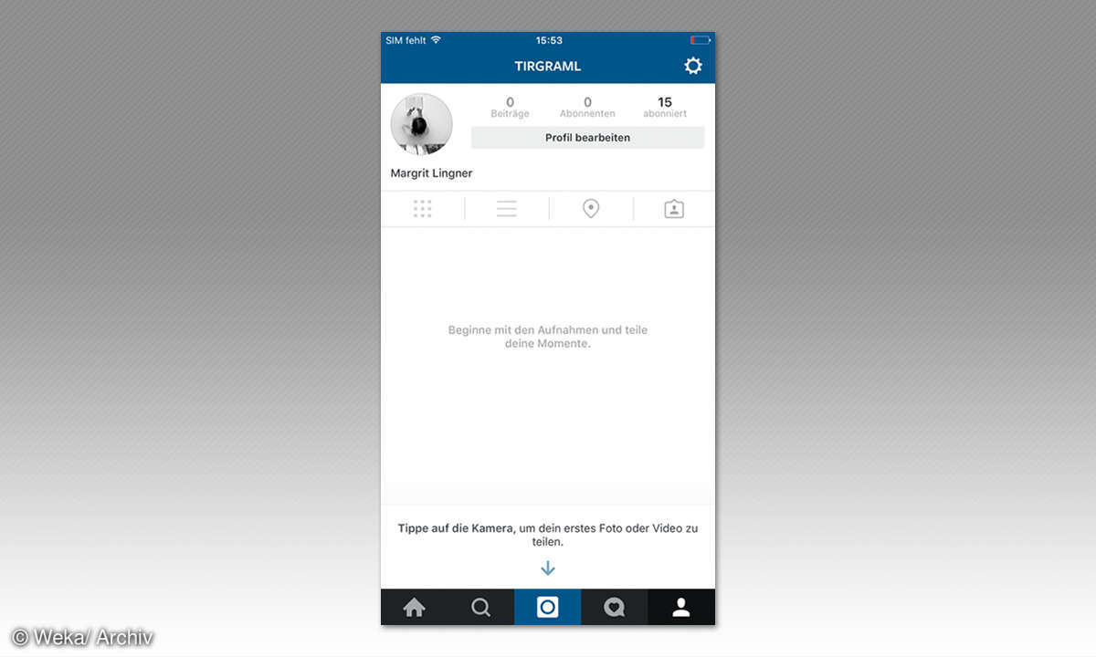 Instagram installieren