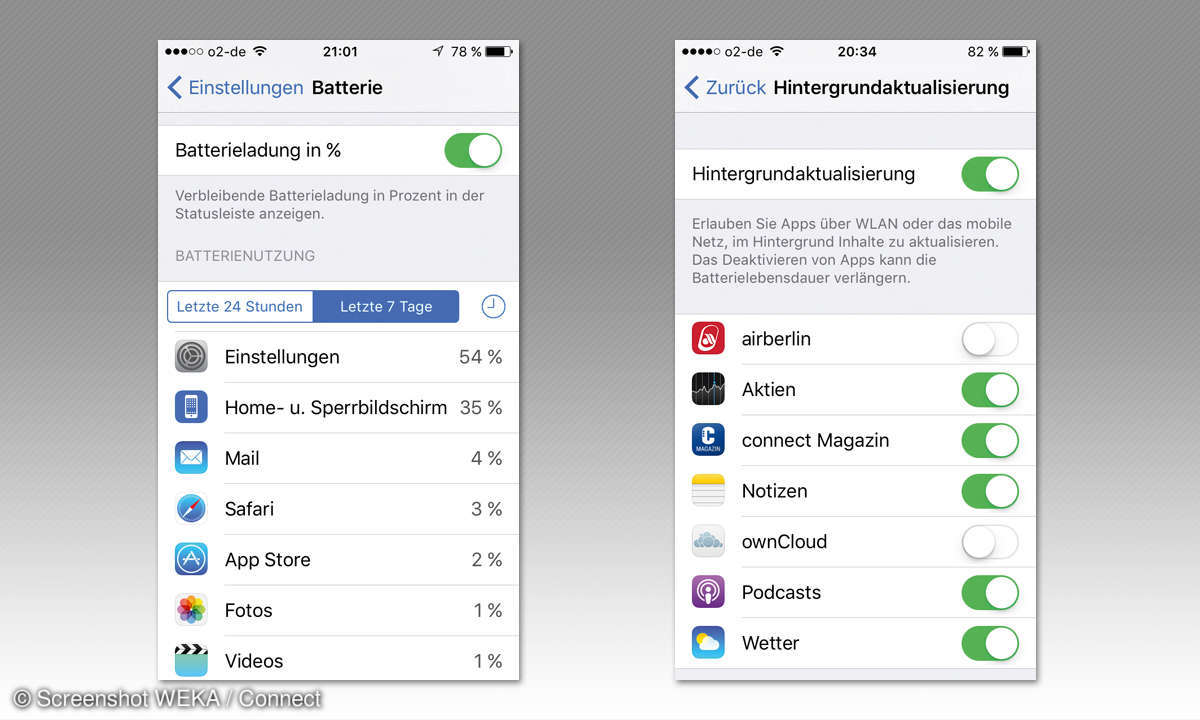 Akku iOS