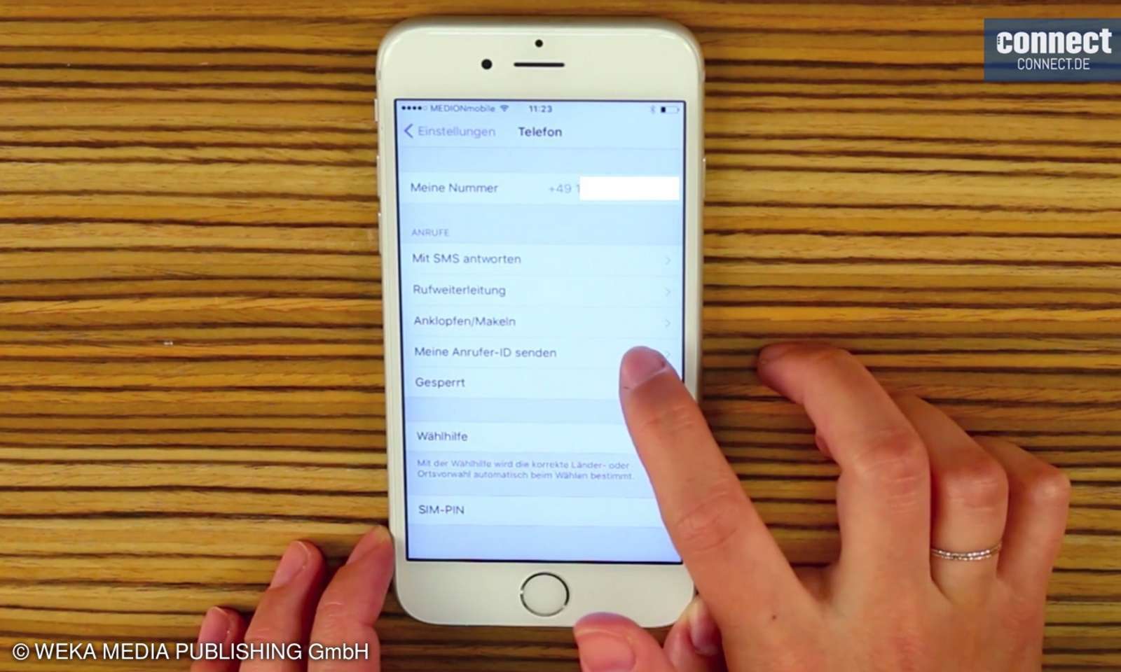 iPhoneRufnummer unterdrücken So deaktivieren Sie die Anzeige der AnruferID connect
