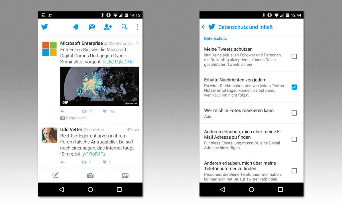 Twitter Screenshots