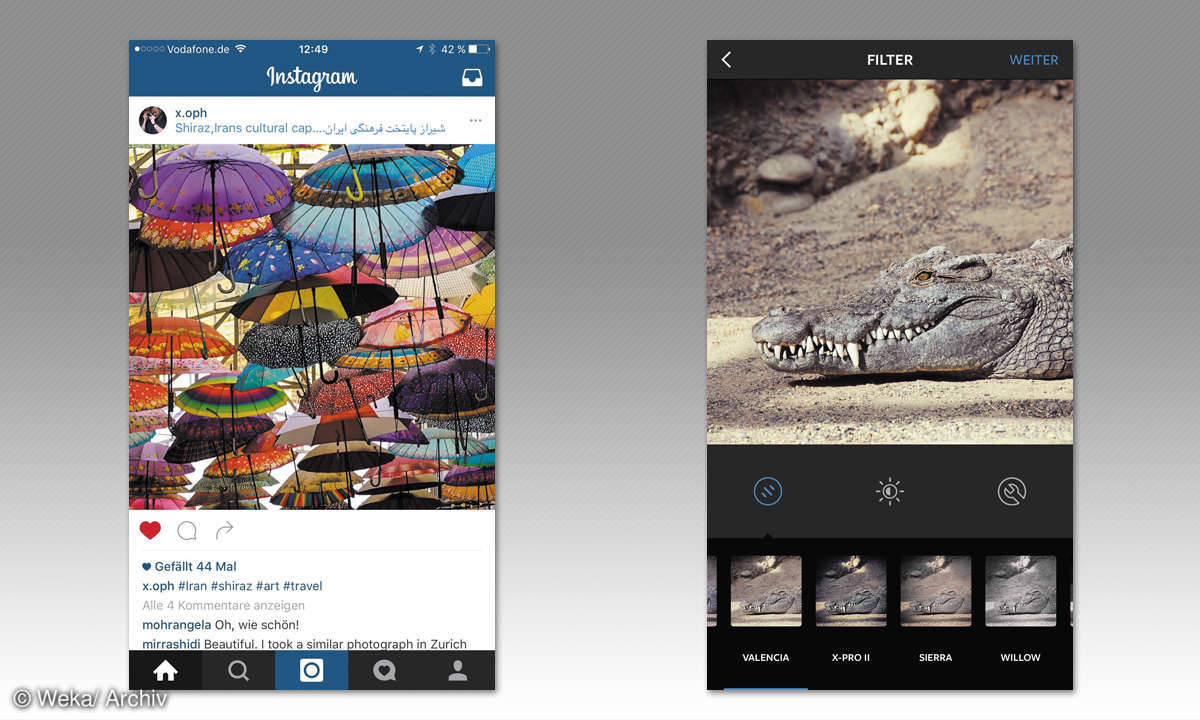Instagram Screenshots