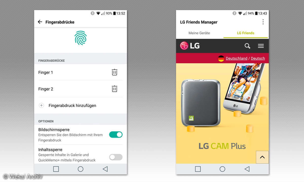 Screenshots LG G5