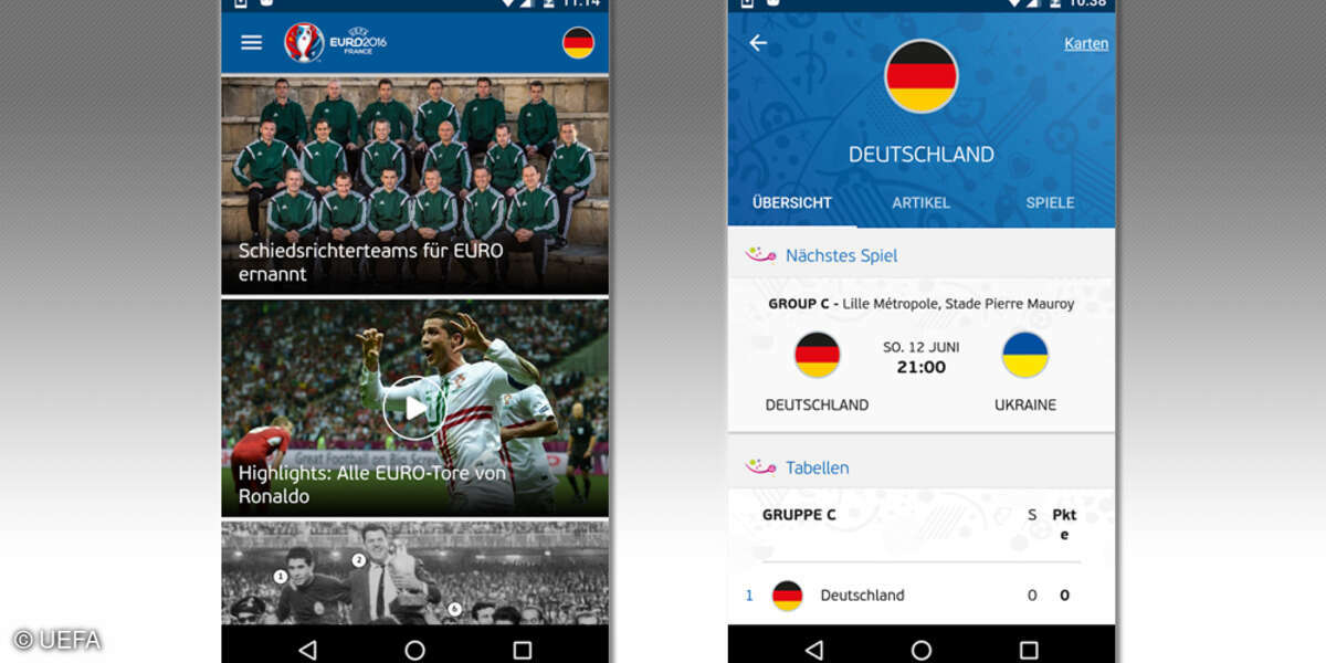 UEFA EURO 2016 Official App
